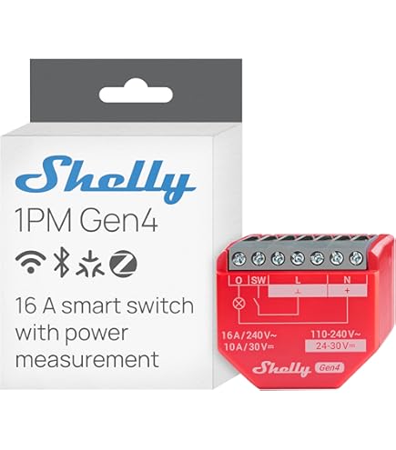 shelly商品 Shelly Wave i4 DC US LR | Z-Wave Controle de Entrada Digital de